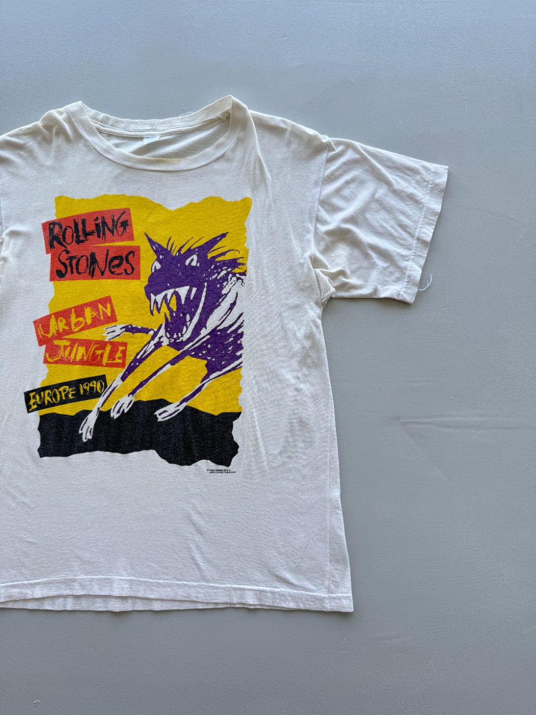 Rolling Stones Urban Jungle Europe 1990 Vintage Band T-Shirt - Large