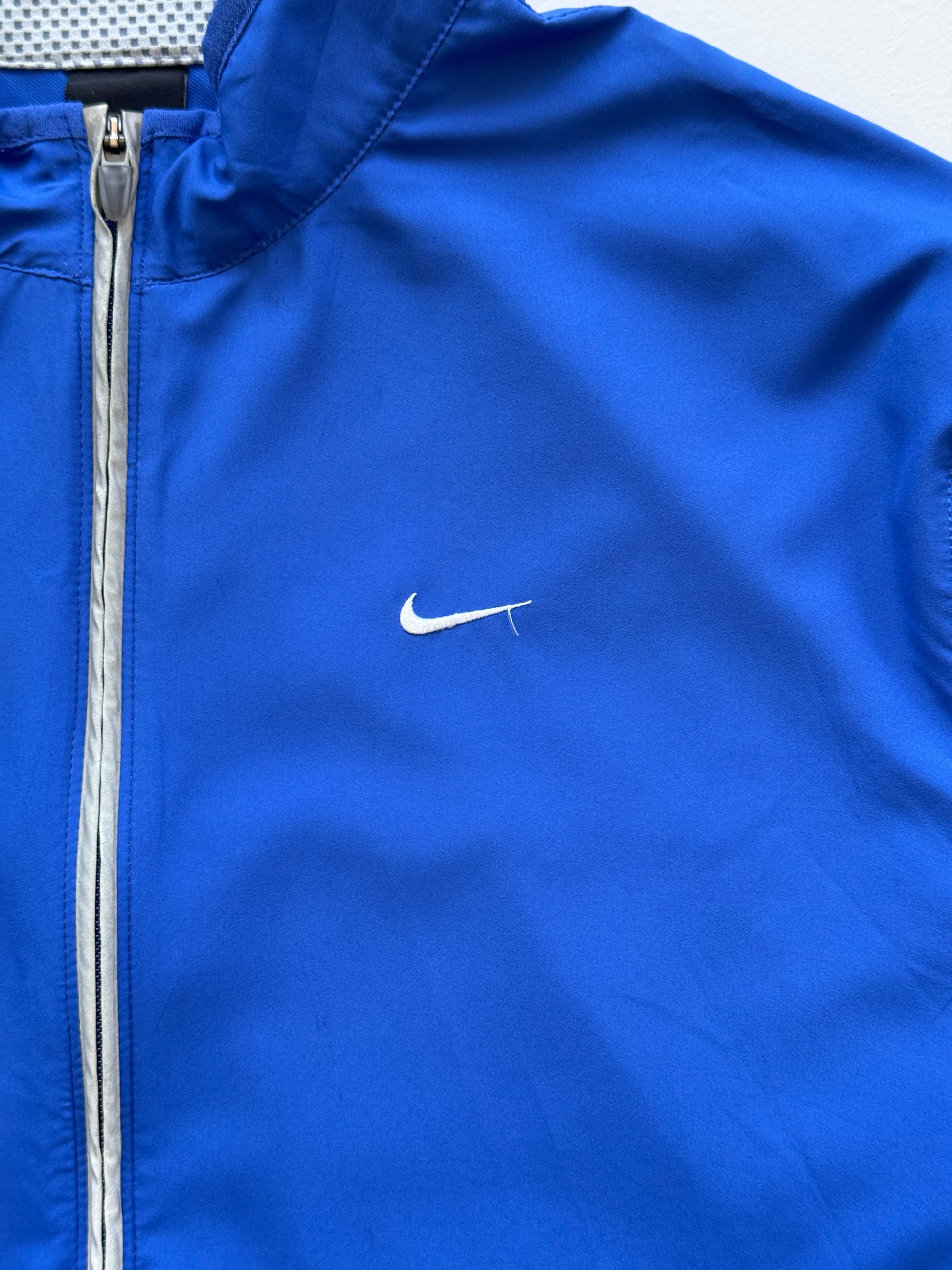 Nike Blue Running 00's Vintage Windbreaker Jacket - XL