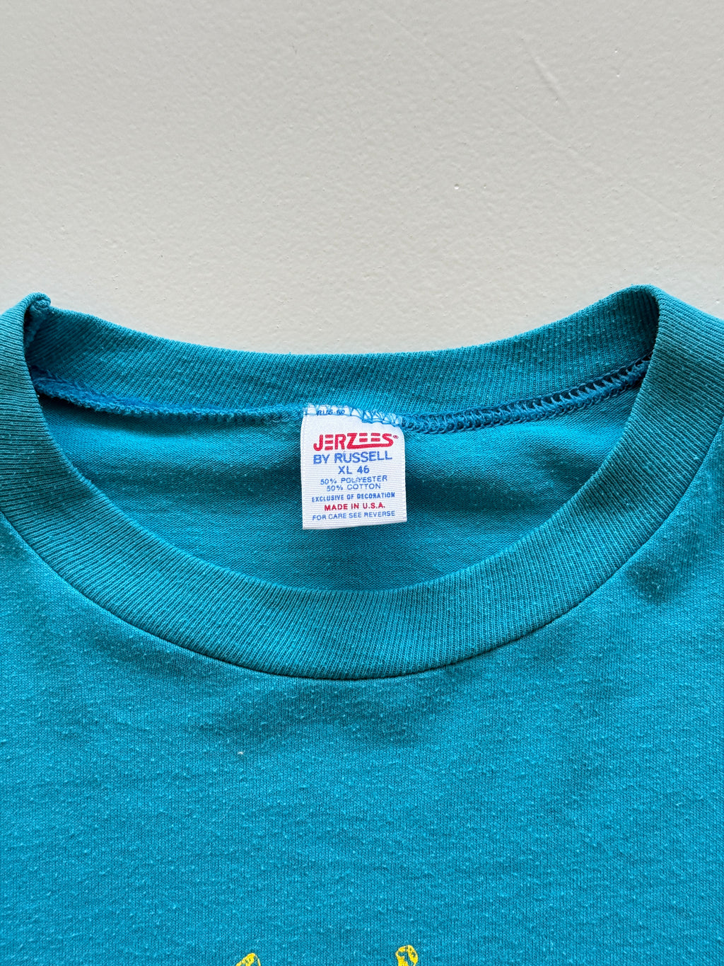 Blue Bruce Jenner 80's Vintage Single Stitch Beer Graphic T-Shirt - XL