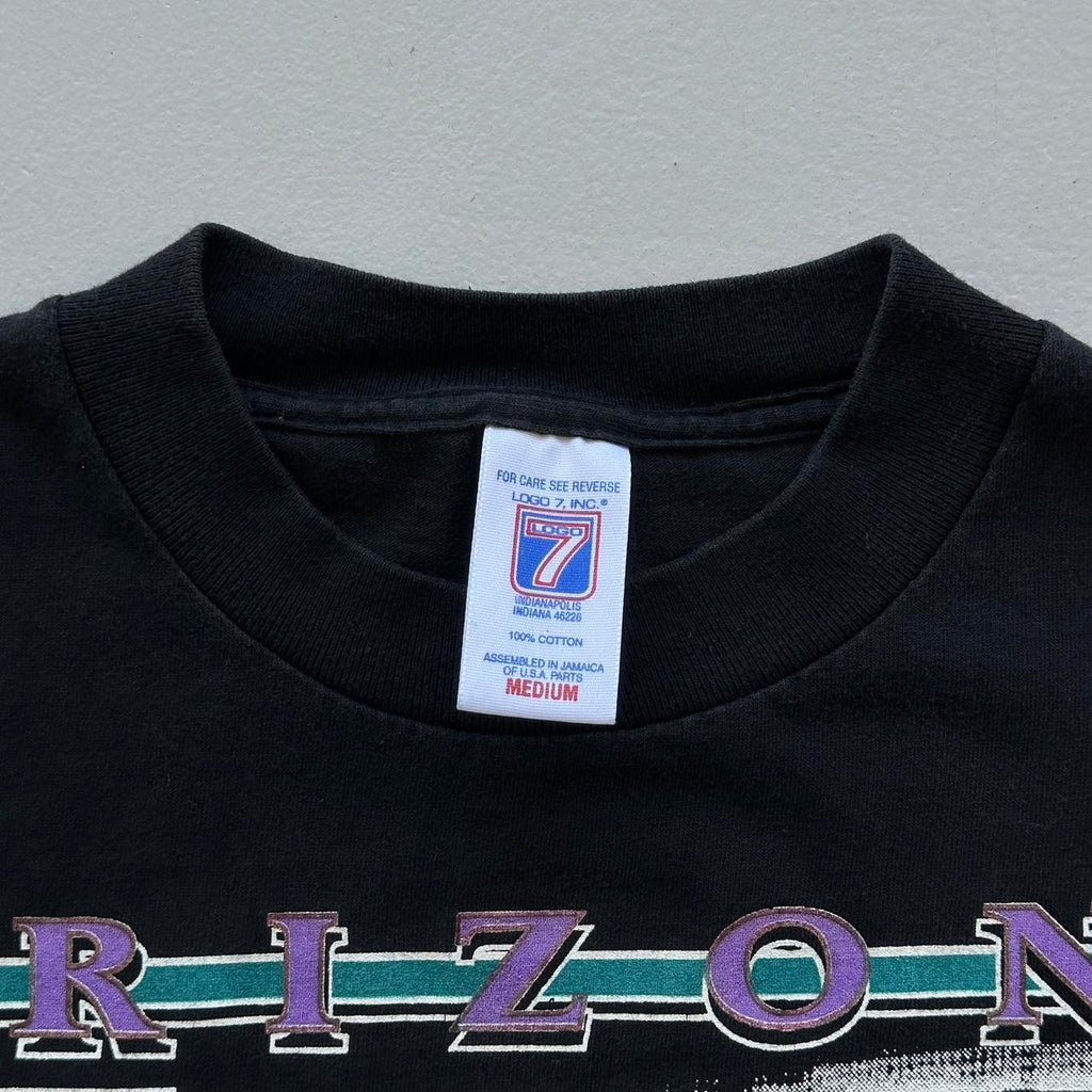 Black Arizona Diamondbacks 90s Vintage T-shirt - Medium