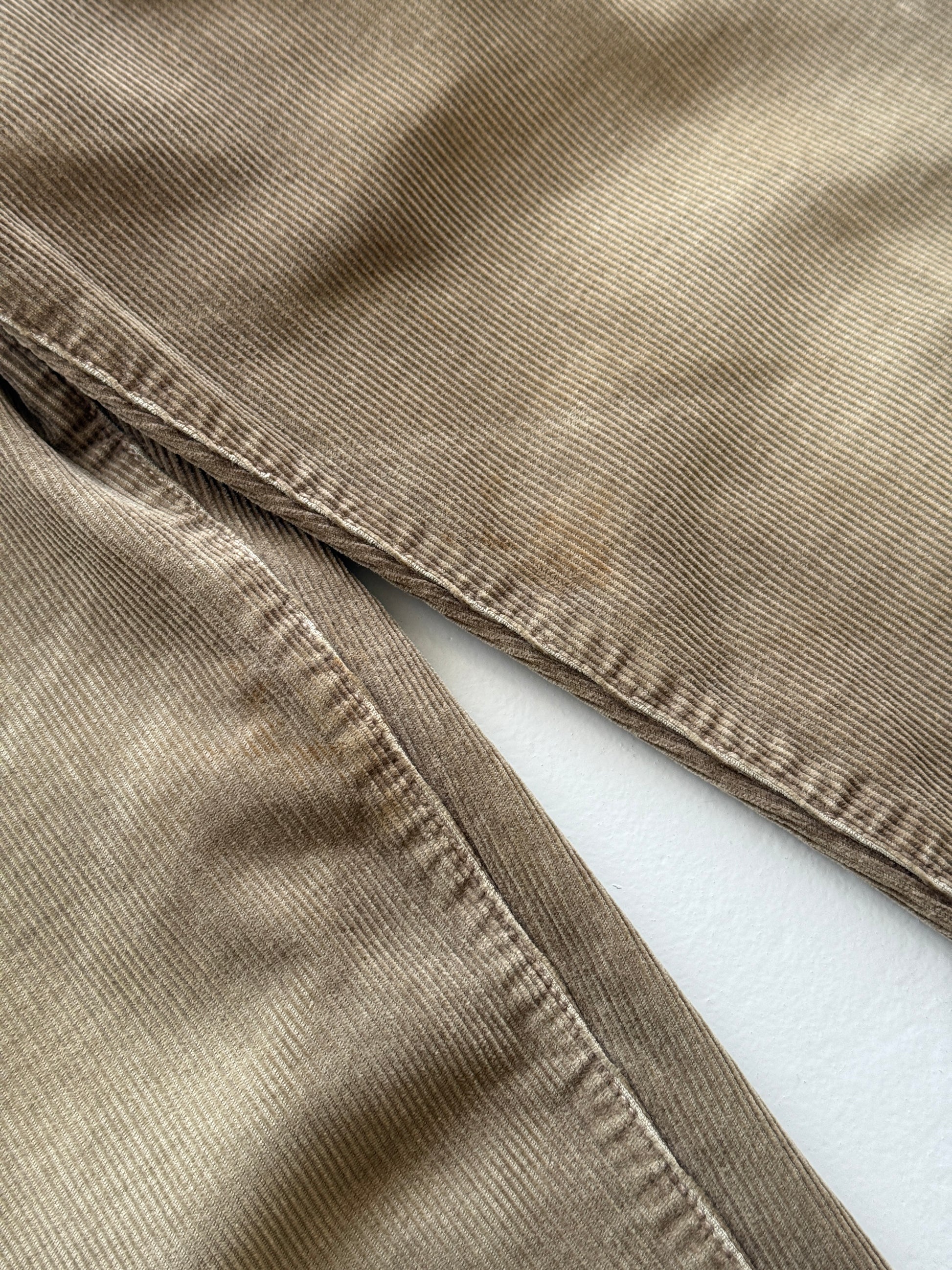 Brown Polo Ralph Lauren 00's Vintage Corduroy Chino Trousers - W36 x L34