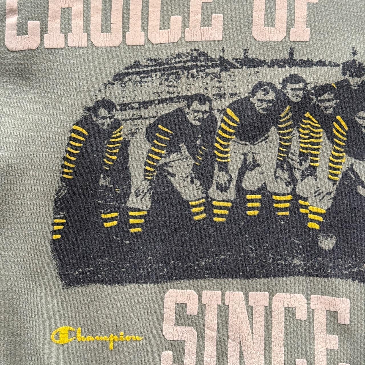 Rare Khaki Green Champion USA Rugby 80’s Vintage Graphic Sweatshirt - Medium