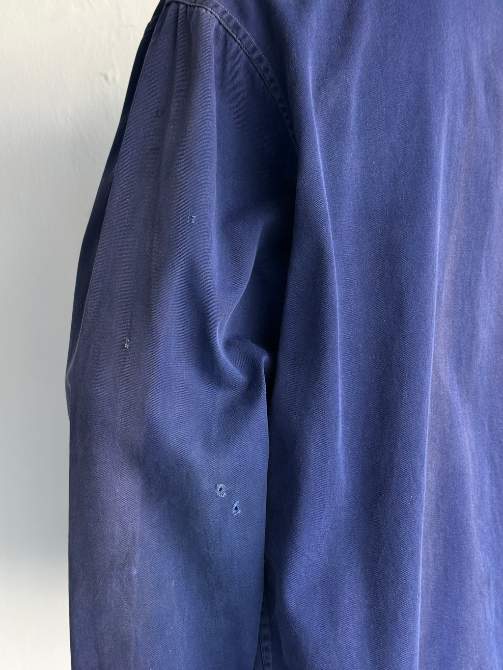 Faded Blue Friendship 1960s Vintage Workwear Chore Jacket CH474 - Medium Boxy