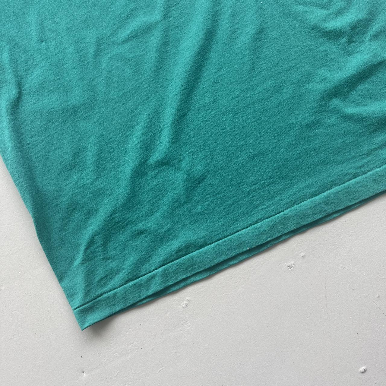 Teal Blue Carpenters Local 90s Vintage T-shirt - XL