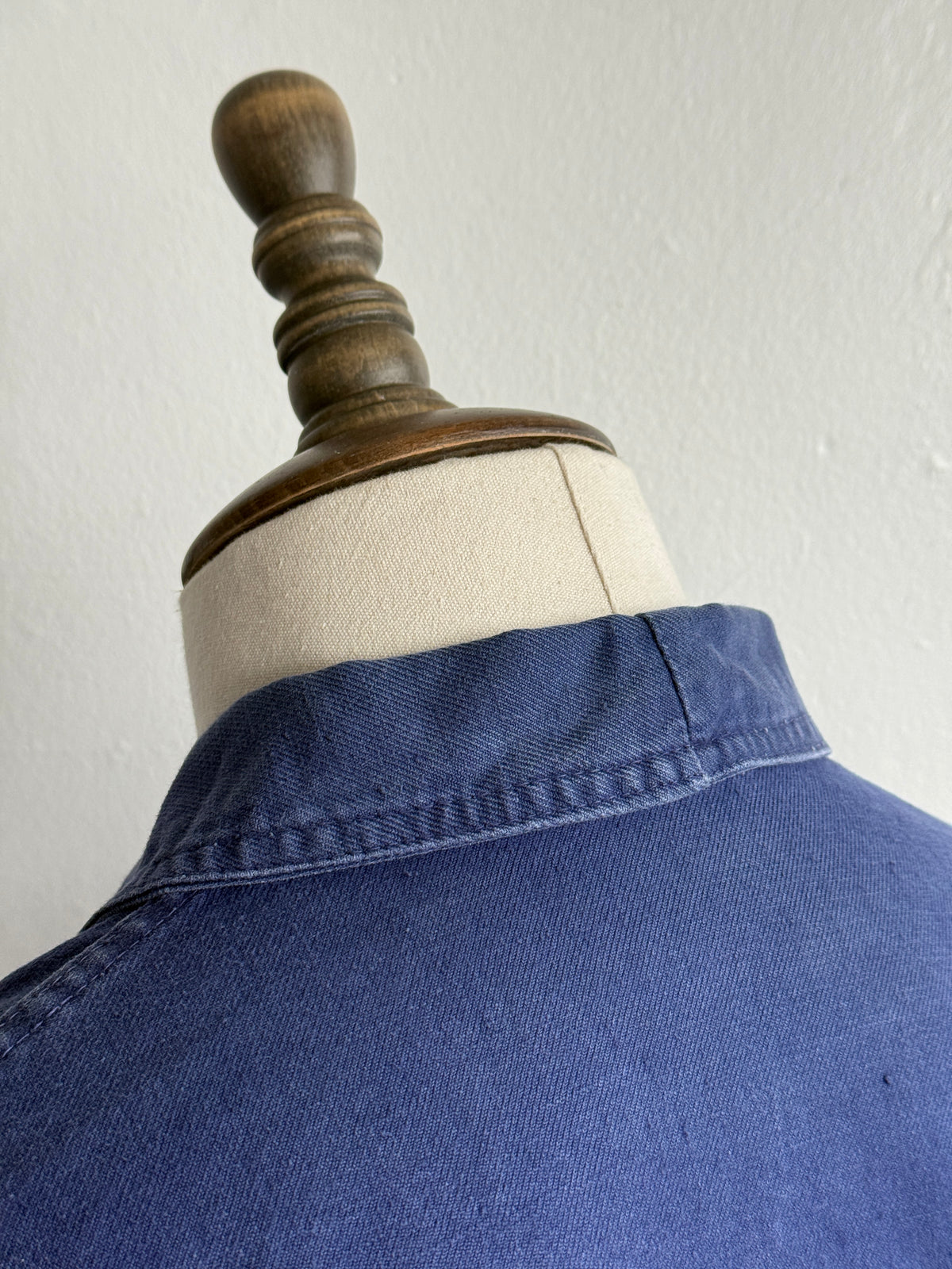 Blue French Vintage Workwear Chore Jacket CH555 - Small