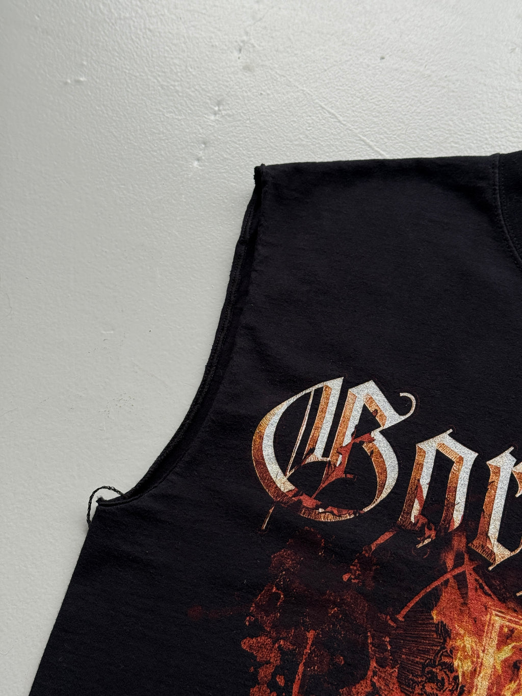 Black Gorgorath Black Mass 2008 Tour Graphic Cut-Off Vest - Medium