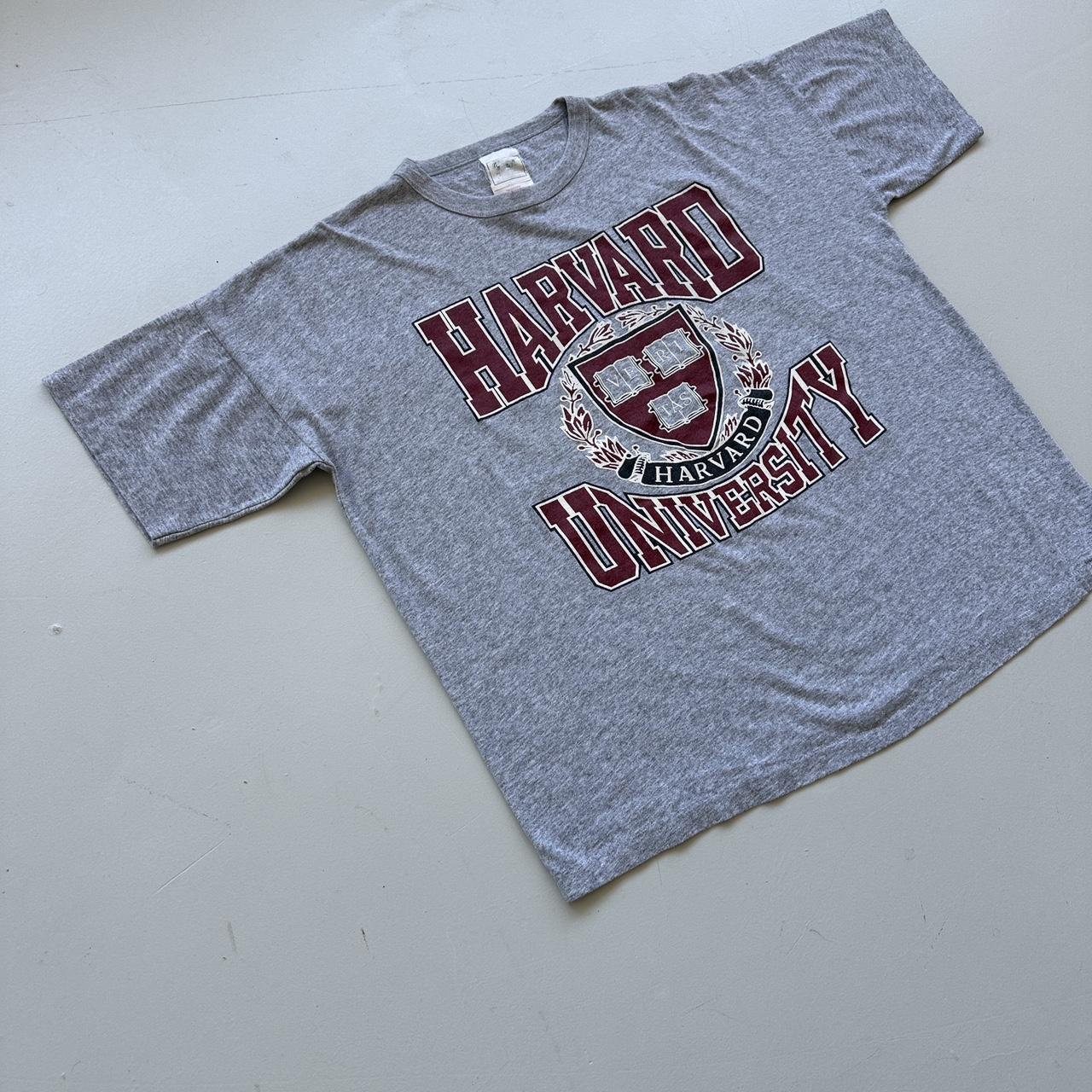 Harvard University Grey 90s Vintage T-shirt - 2XL
