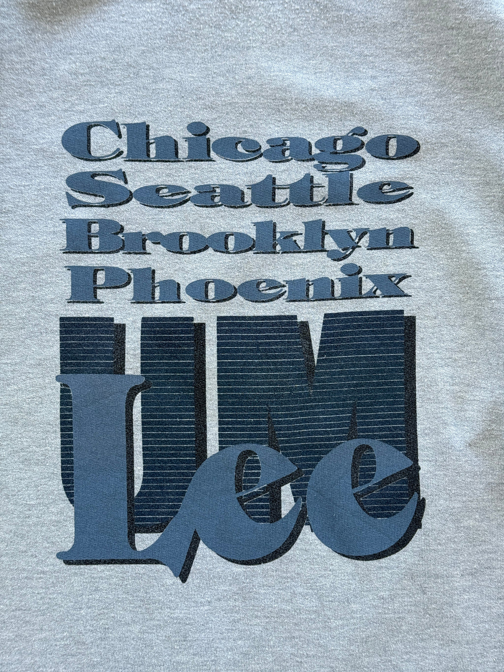Grey Lee 90's Vintage Union Made Graphic Sweatshirt Jumper - XL