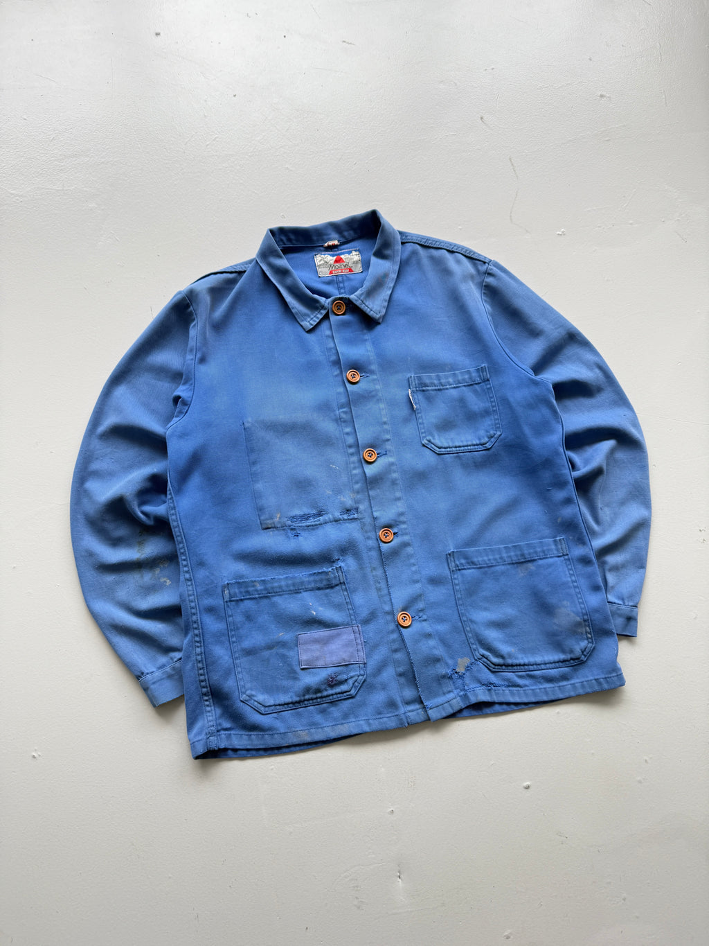 Blue Molinel Depuis Vintage Workwear Chore Jacket CH392 - Medium
