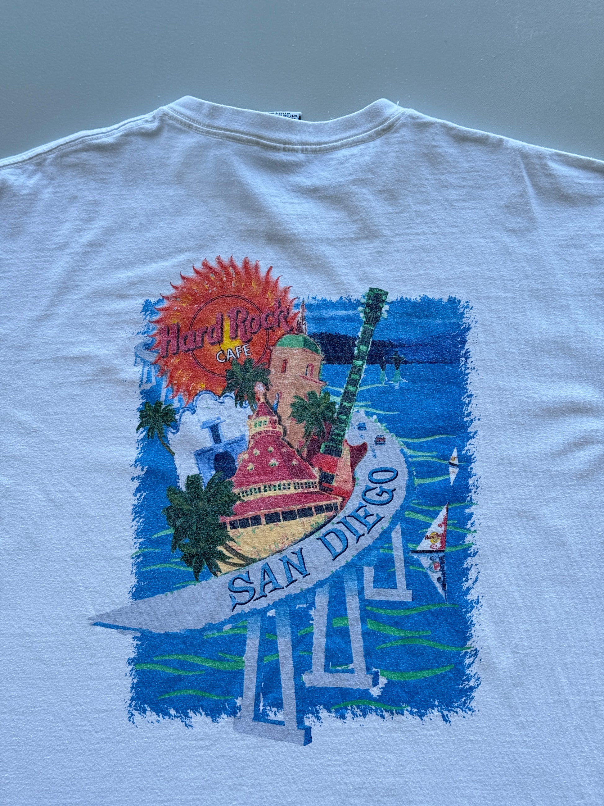 Hard Rock Cafe San Diego 90's Vintage Heavy Tee - XL