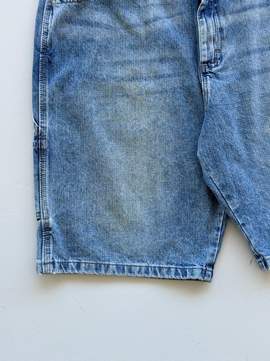 Blue Wrangler 00's Vintage Baggy Carpenter Denim Shorts SH02 - W36 x L9