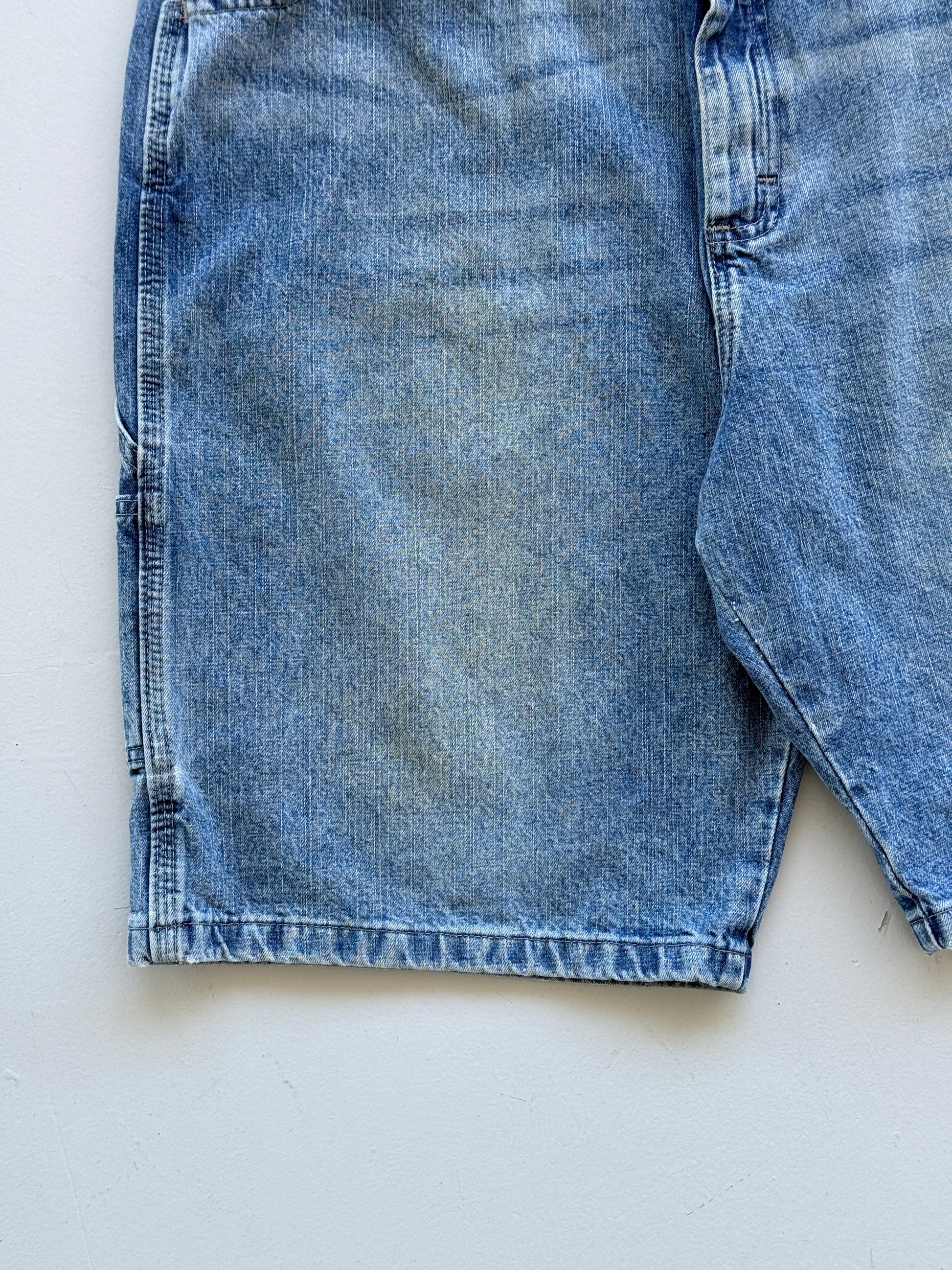Blue Wrangler 00's Vintage Baggy Carpenter Denim Shorts SH02 - W36 x L9