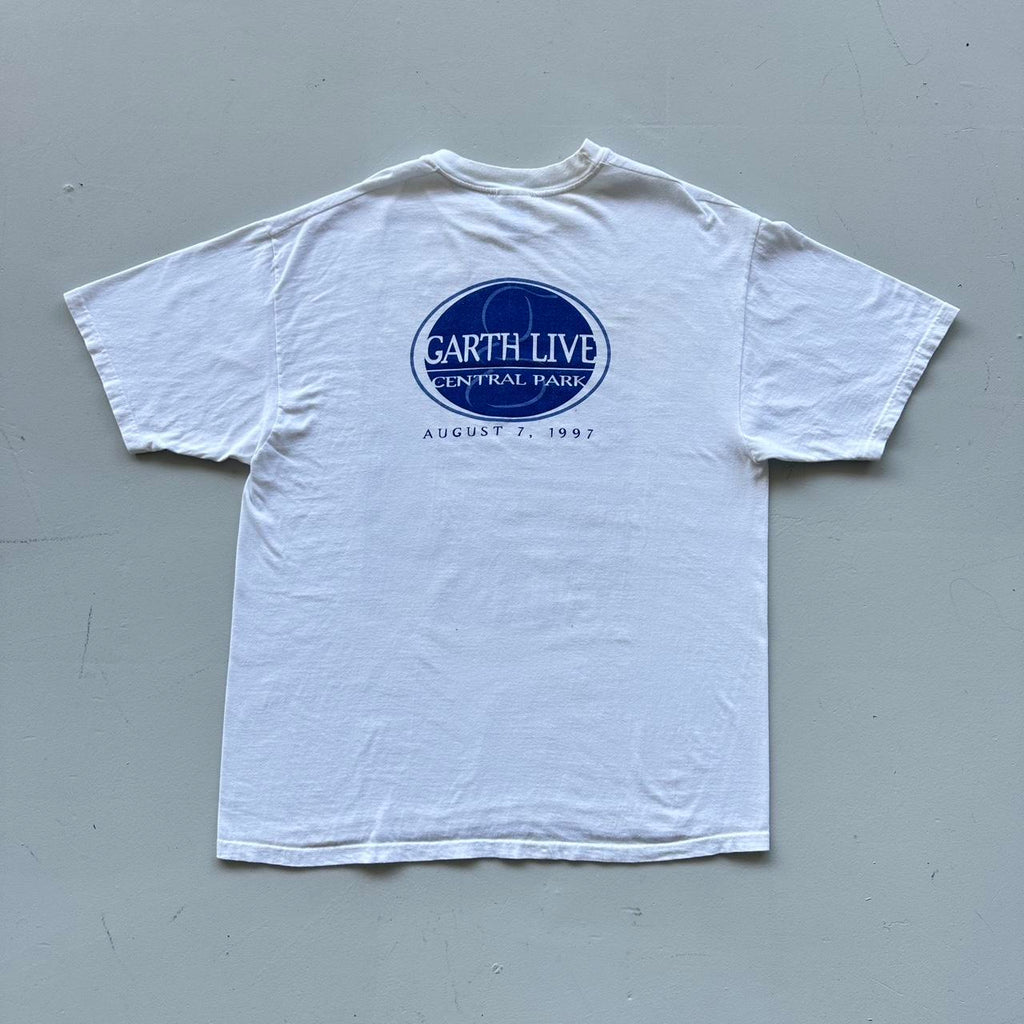 White Garth Brooks History Country 1997 Vintage 90's T-shirt - XL