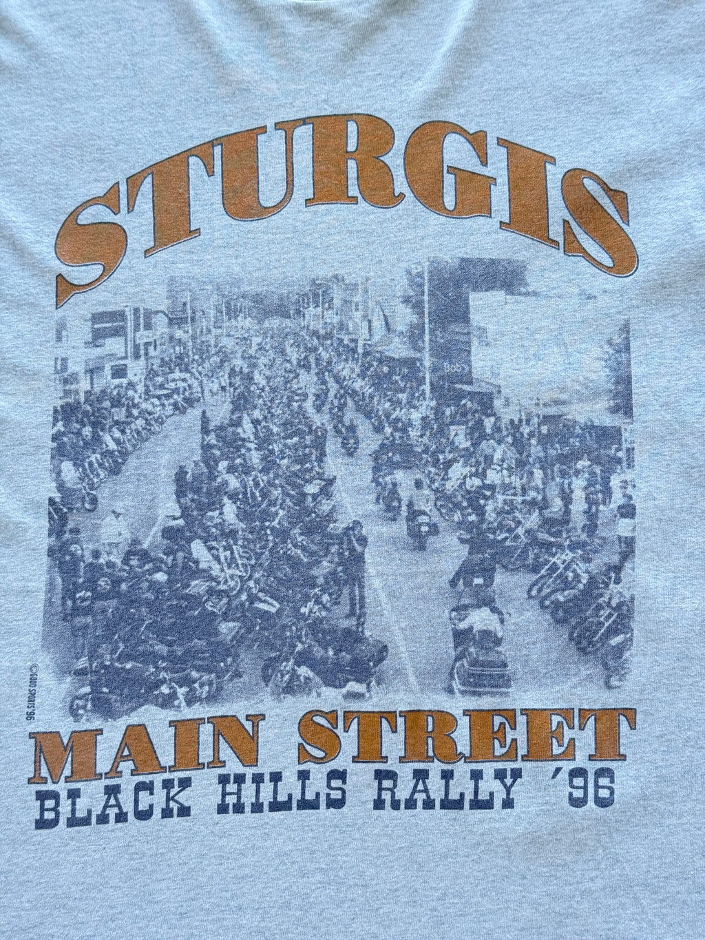 Sturgis Black Hills Rally '96 Single Stitch Vintage T-Shirt - Medium