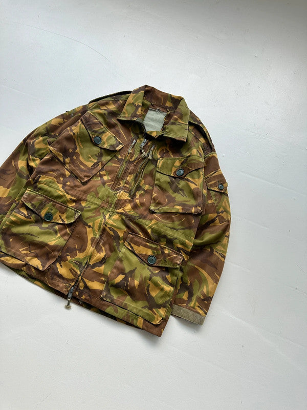 British Army Pattern Camouflaged Combat Field Jacket Smock - Large