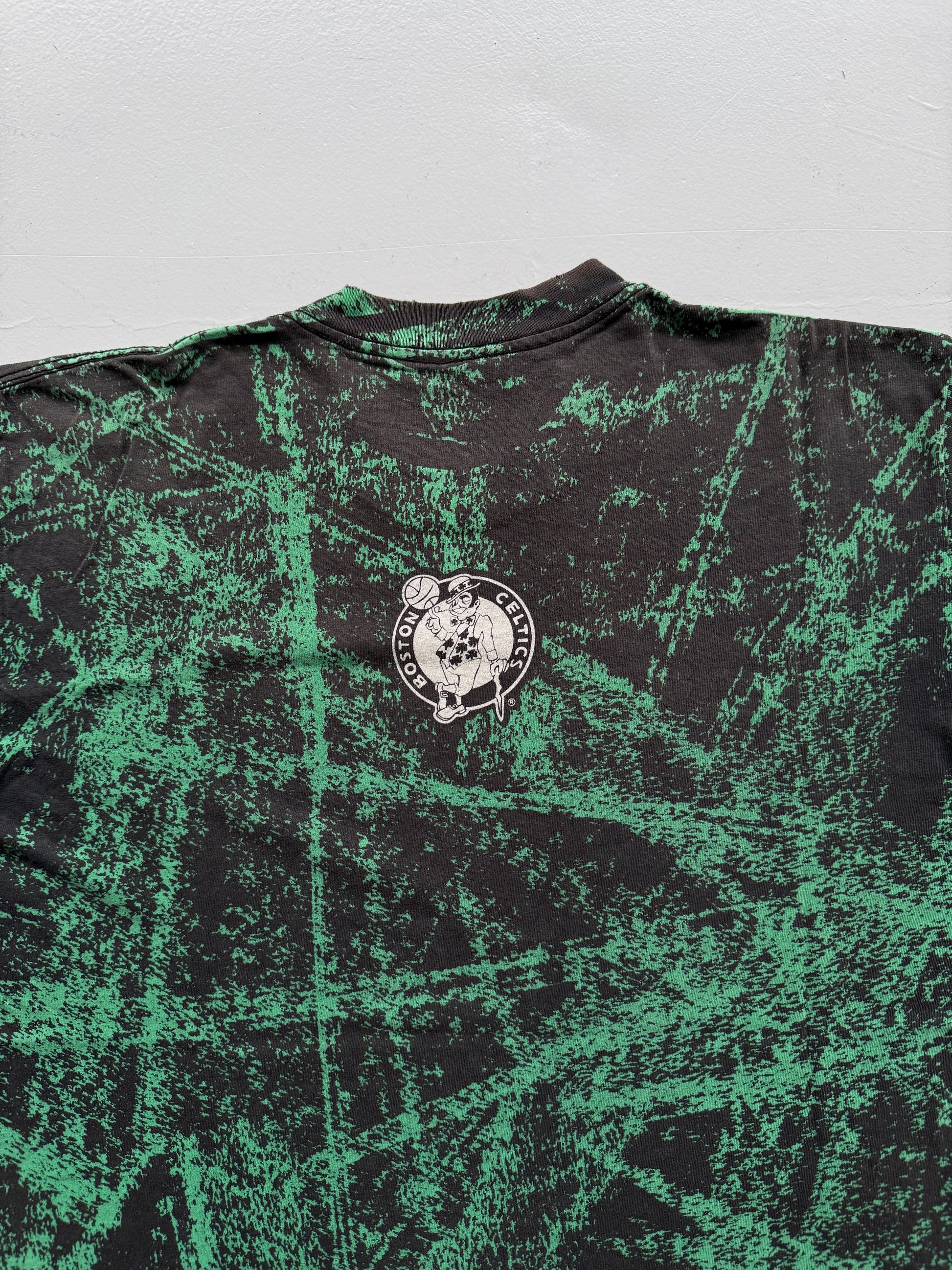 Boston Celtics NBA Vintage Single Stitch Salem Sportswear T-Shirt 90's - XL