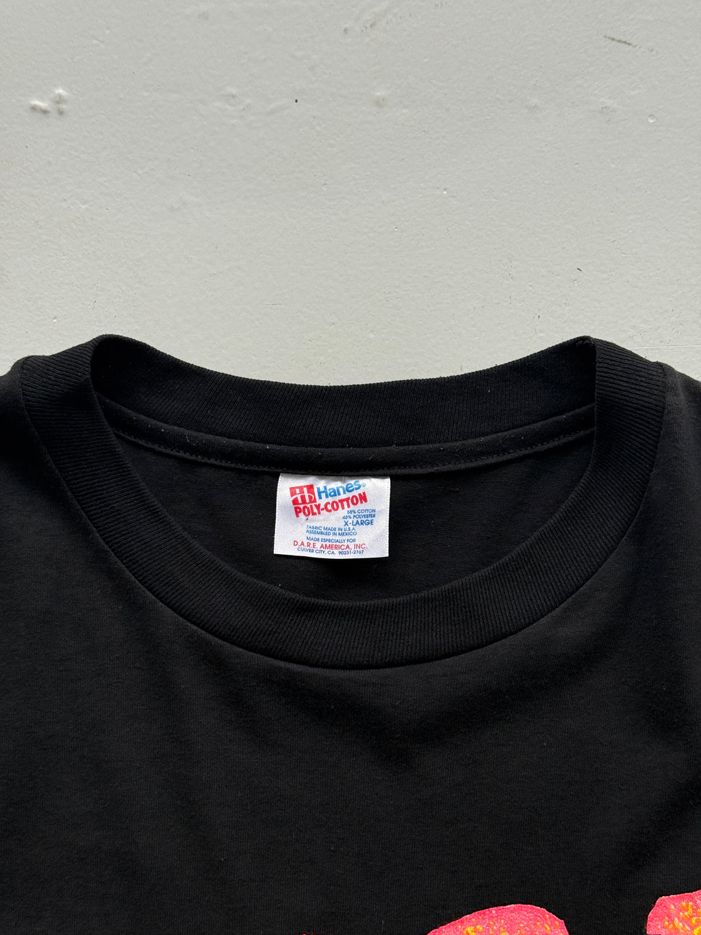 Black Dare 90's Vintage Single Stitch Graphic T-Shirt - XL