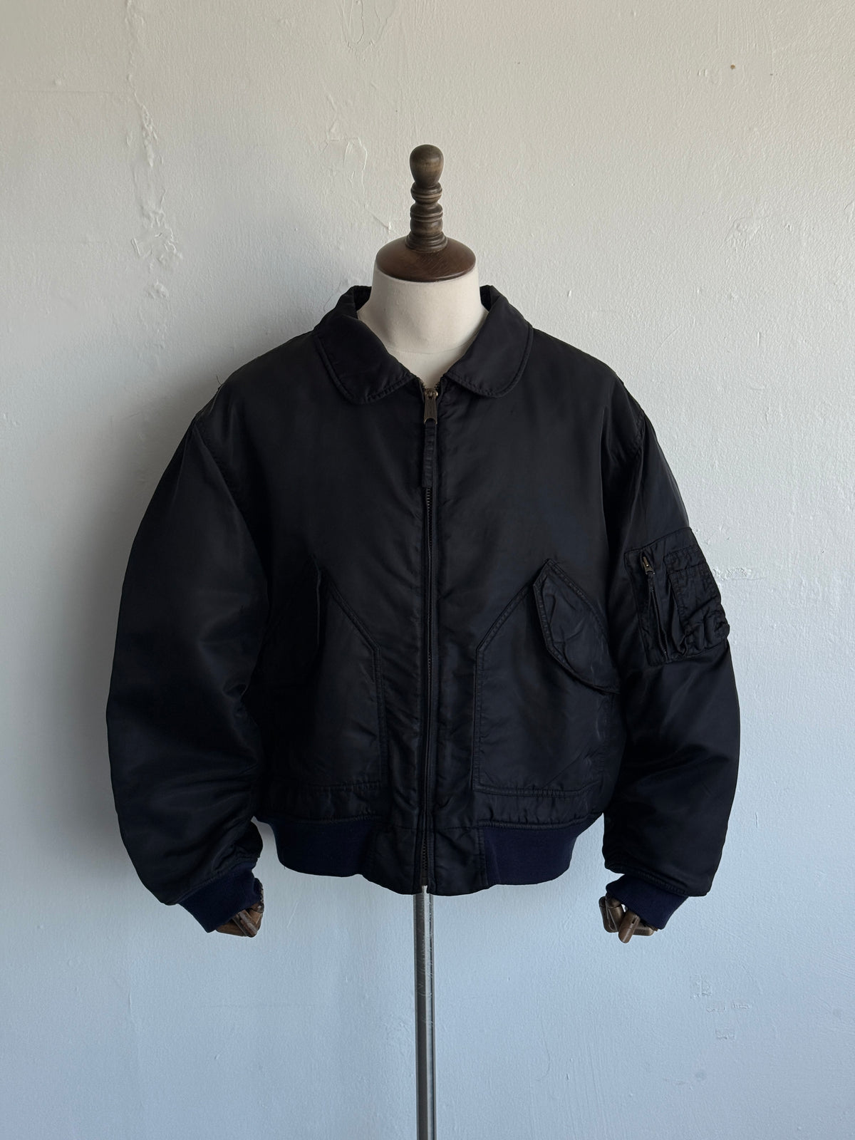 Black Buster 90's Vintage MA-1 Bomber Jacket - XL