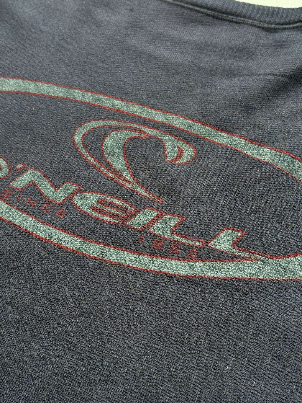 Navy Blue O'Neill 90's Vintage Surfer Graphic Sweatshirt Jumper - Large