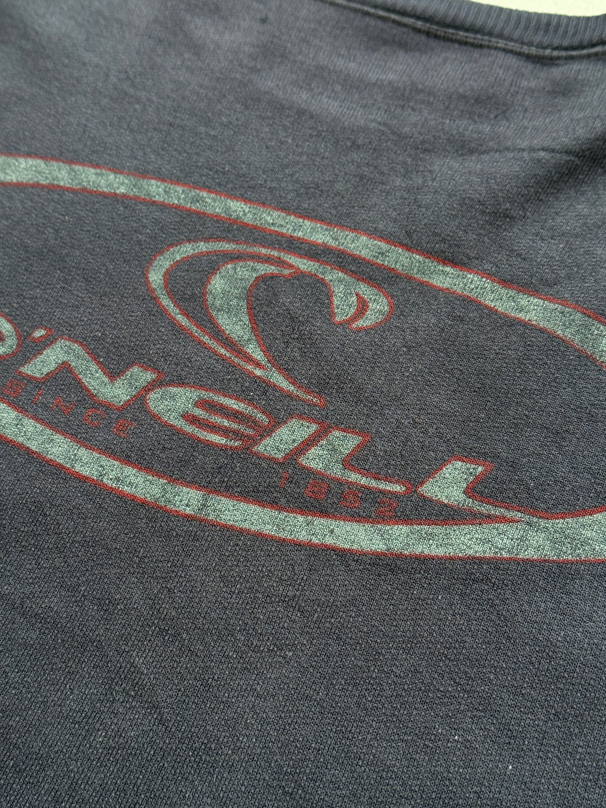 Navy Blue O'Neill 90's Vintage Surfer Graphic Sweatshirt Jumper - Large