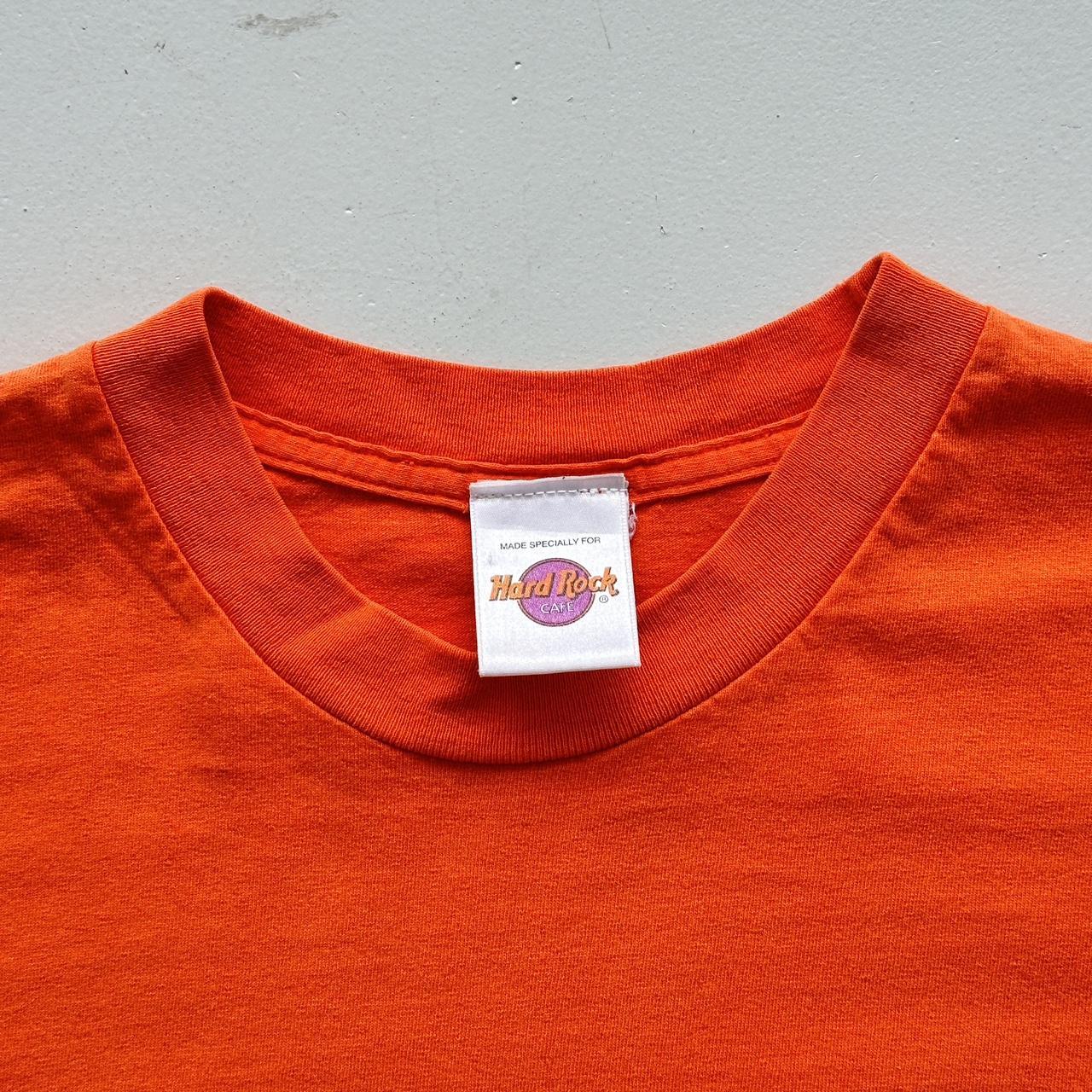 Orange Hard Rock Vintage 00's T-shirt - Medium