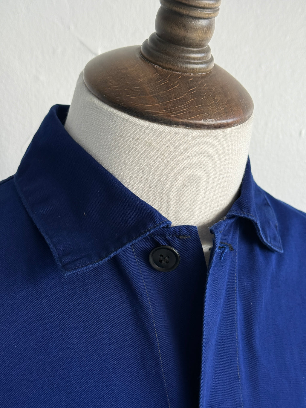Blue French 1960's Vintage Workwear Chore Jacket CH493 - Medium
