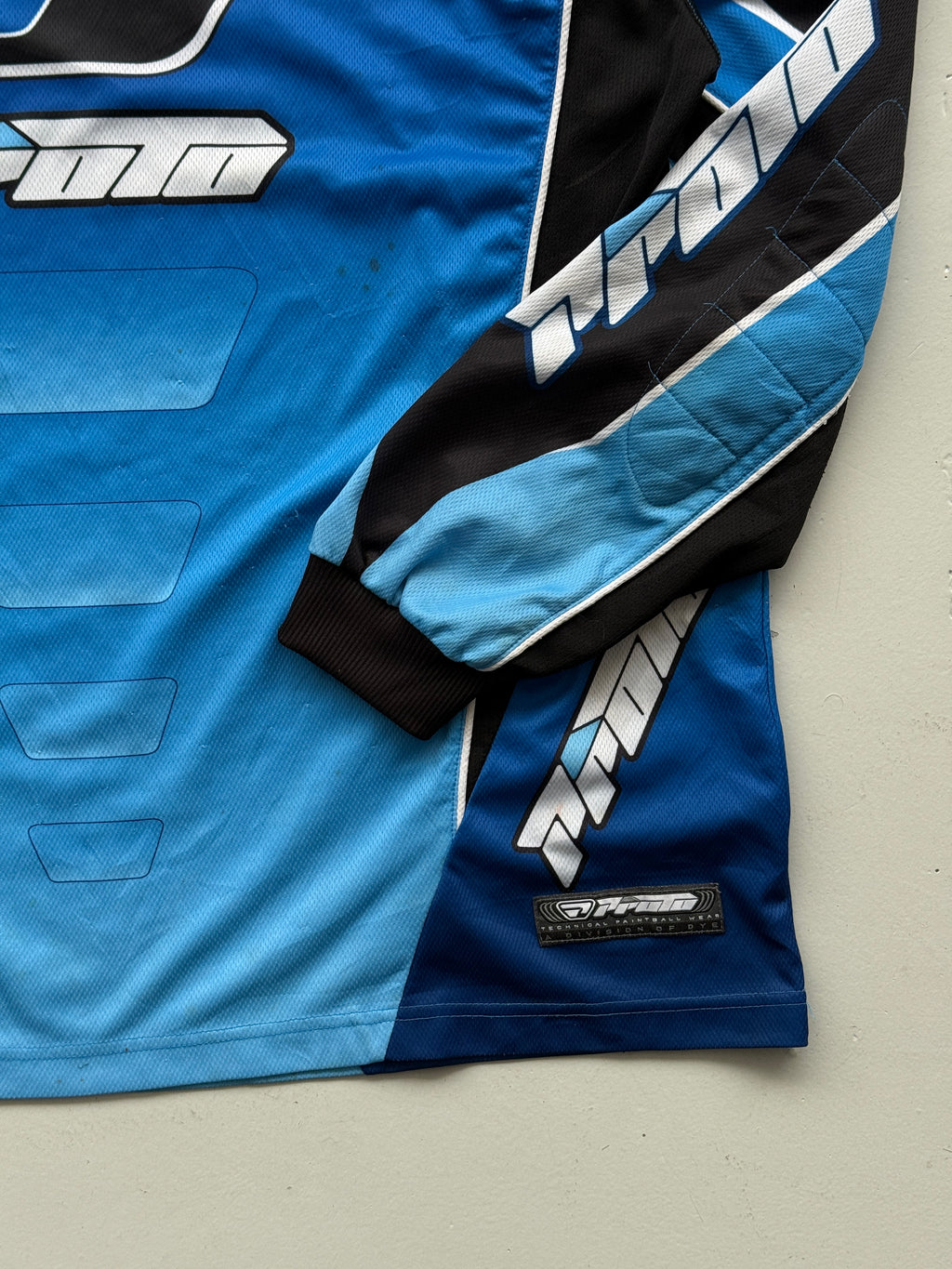 Proto Blue Vintage Paintball Jersey T-Shirt 90's - 2XL