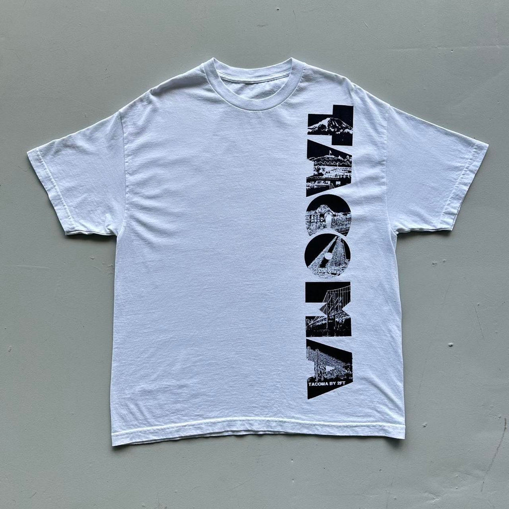 White Tacoma 90s Vintage T-shirt - XL