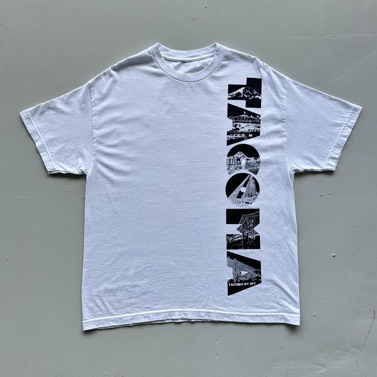 White Tacoma 90s Vintage T-shirt - XL