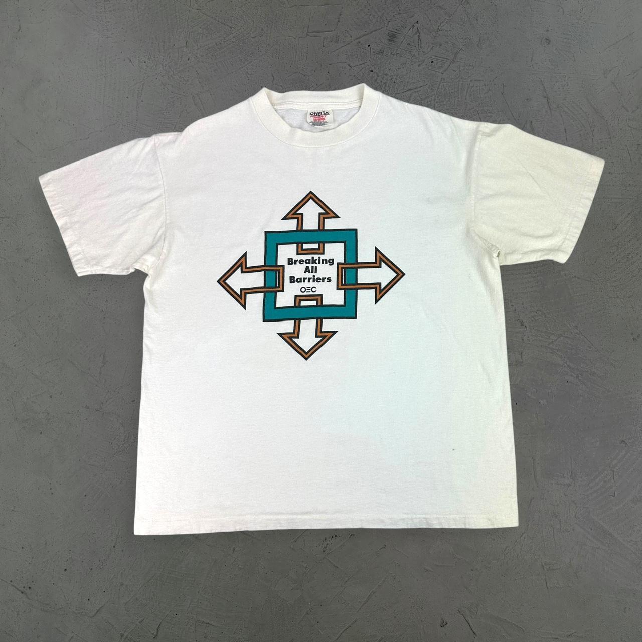 Breaking all Barriers 90s vintage T-shirt - Large