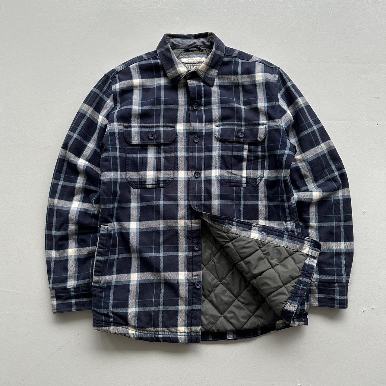Blue Checkered L.L Bean 00’s Padded Shirt - Small
