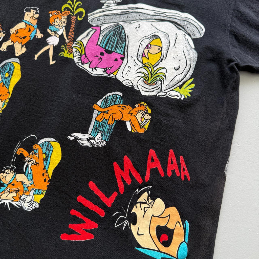 Black 1994 The Flintstones Yabba Dabba Do Rare Vintage 90's Band T-shirt - Large