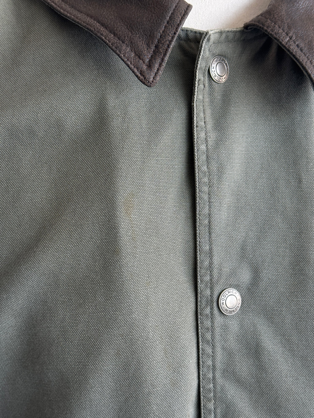 Woolrich Olive Barn Jacket Removable Inner 90's Vintage - XXL