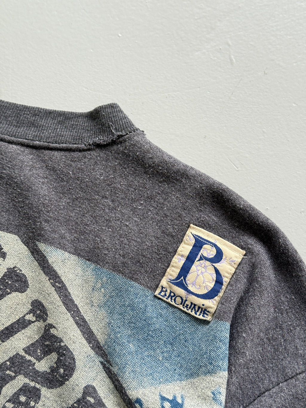 Grey Brownie 90's Vintage Surfer Graphic Sweatshirt Jumper - Small