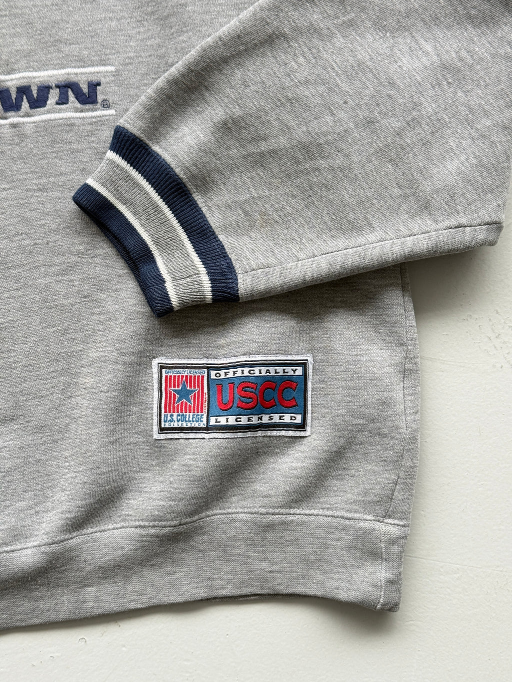 Nutmeg Mills Georgetown Hoyas 90's Vintage College Sweatshirt - Medium