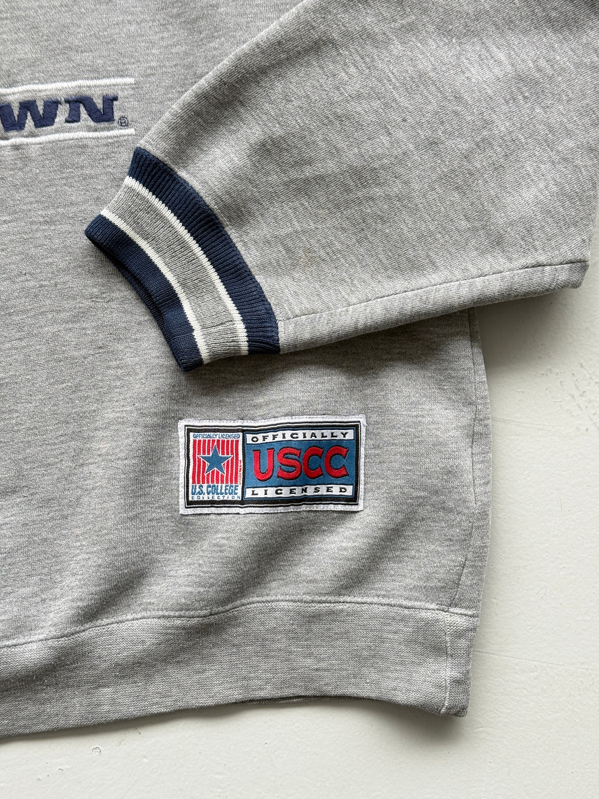 Nutmeg Mills Georgetown Hoyas 90's Vintage College Sweatshirt - Medium