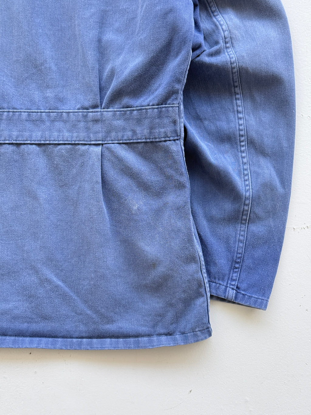 Faded Blue French Vintage Workwear Chore Jacket CH369 - XL