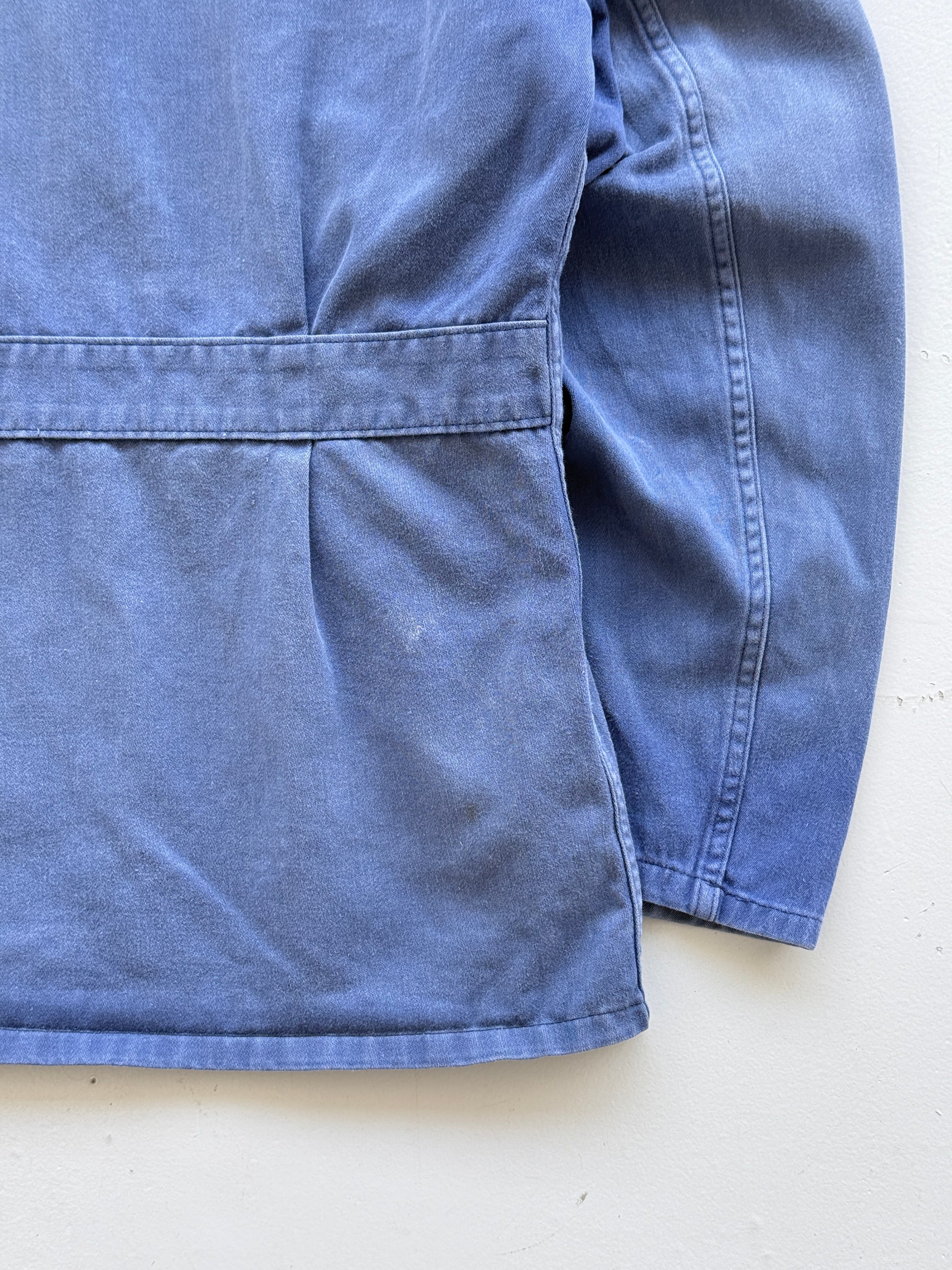 Faded Blue French Vintage Workwear Chore Jacket CH369 - XL