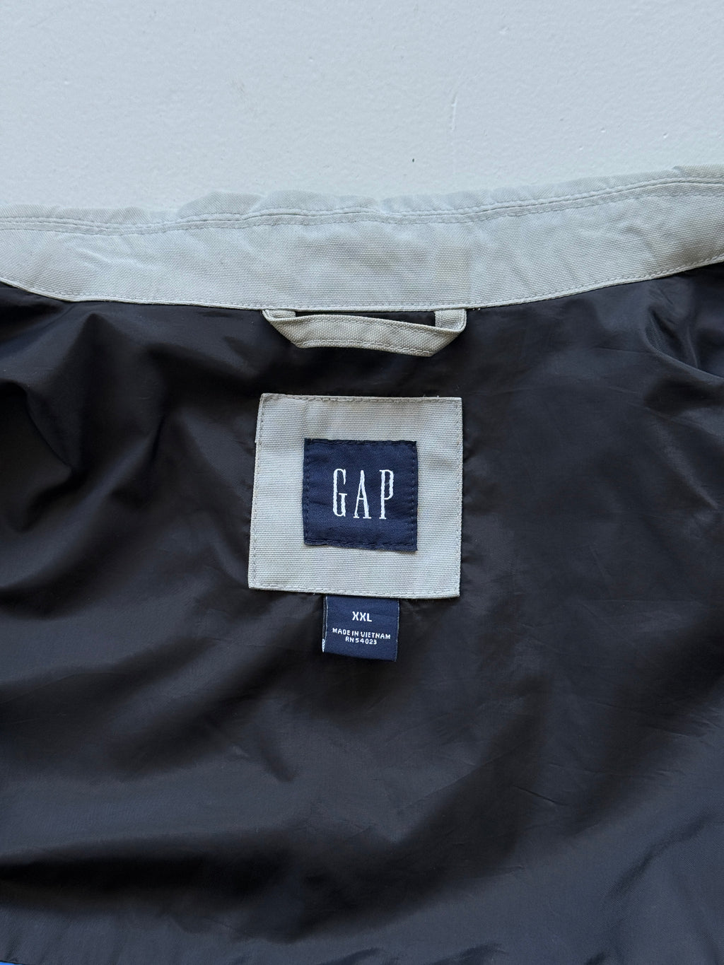 Gap Grey Vintage Light Rain Jacket - XXL