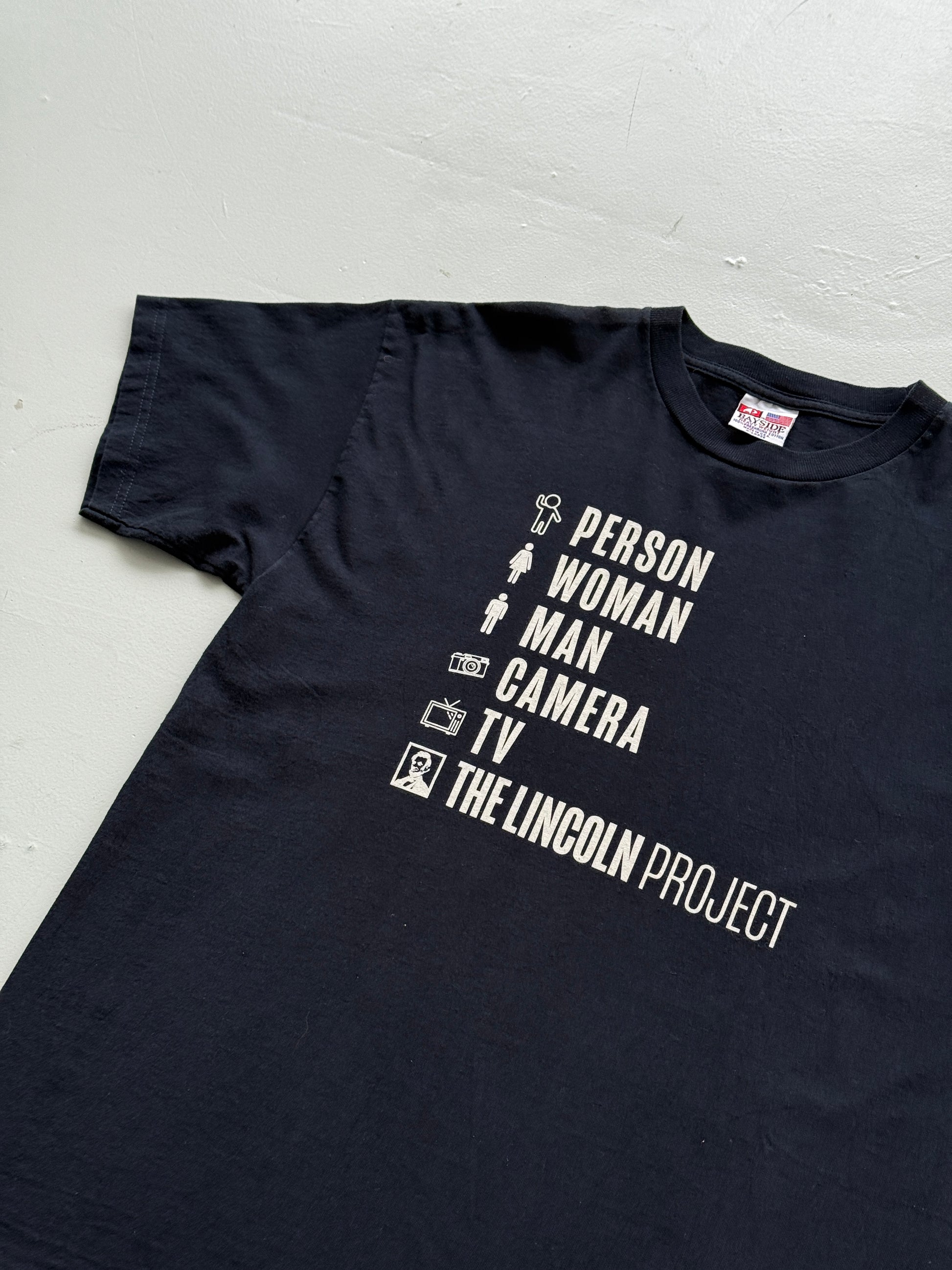 Black The Lincoln Project 00's Vintage Graphic T-Shirt - XL