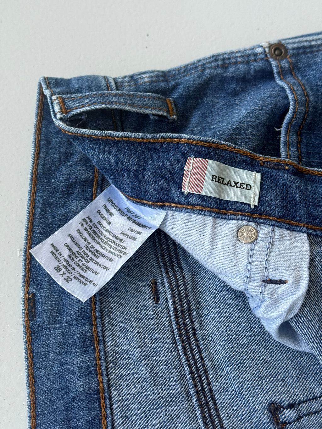Blue Dickies 00's Vintage Relaxed Fit Carpenter Jeans - W38 x L32