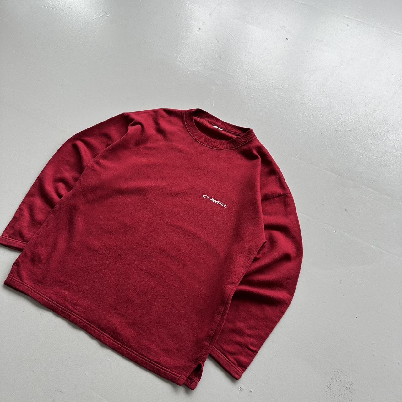 Burgundy O’neill Surf Competition 90’s Vintage Graphic Sweatshirt - Large