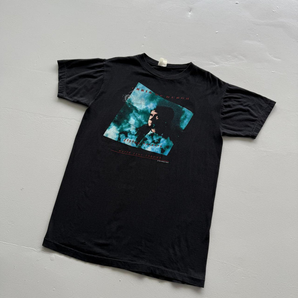 Black Chris De Burgh Vintage 90's Band T-shirt - Large
