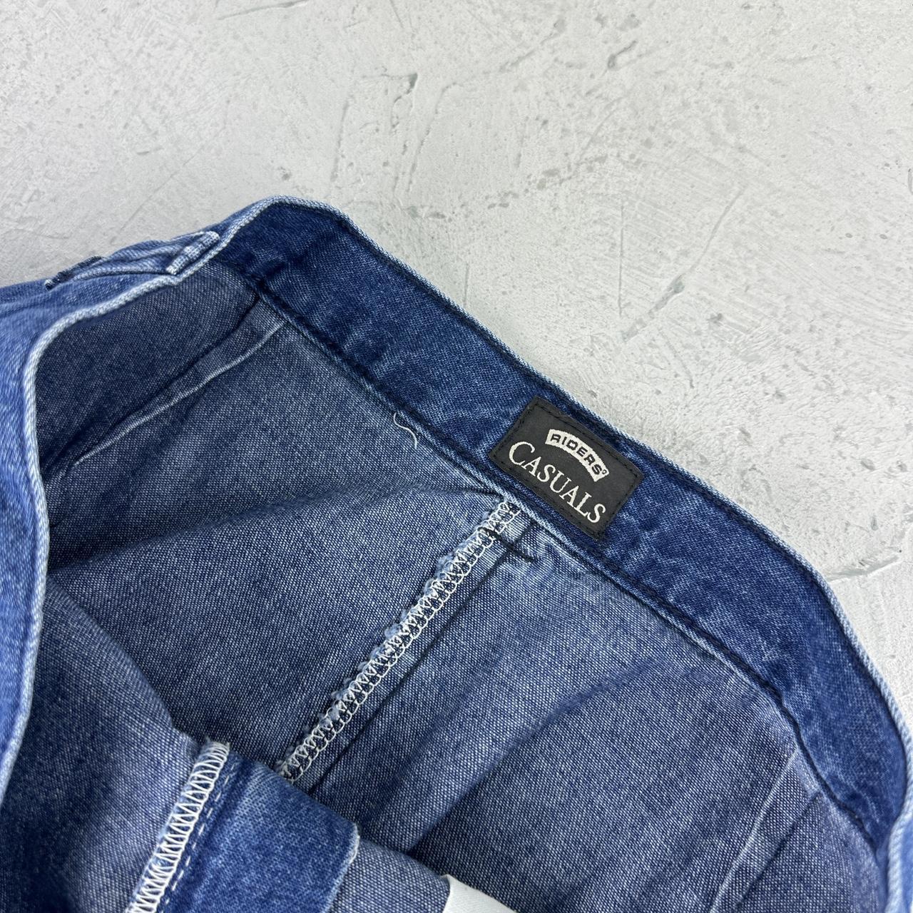Riders Navy Denim Vintage Maxi Skirt - 14 W32 L33