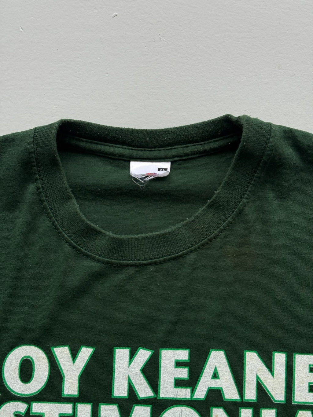 Roy Keane Testimonial Manchester United v Celtic Old Trafford 2006 Vintage T-Shi