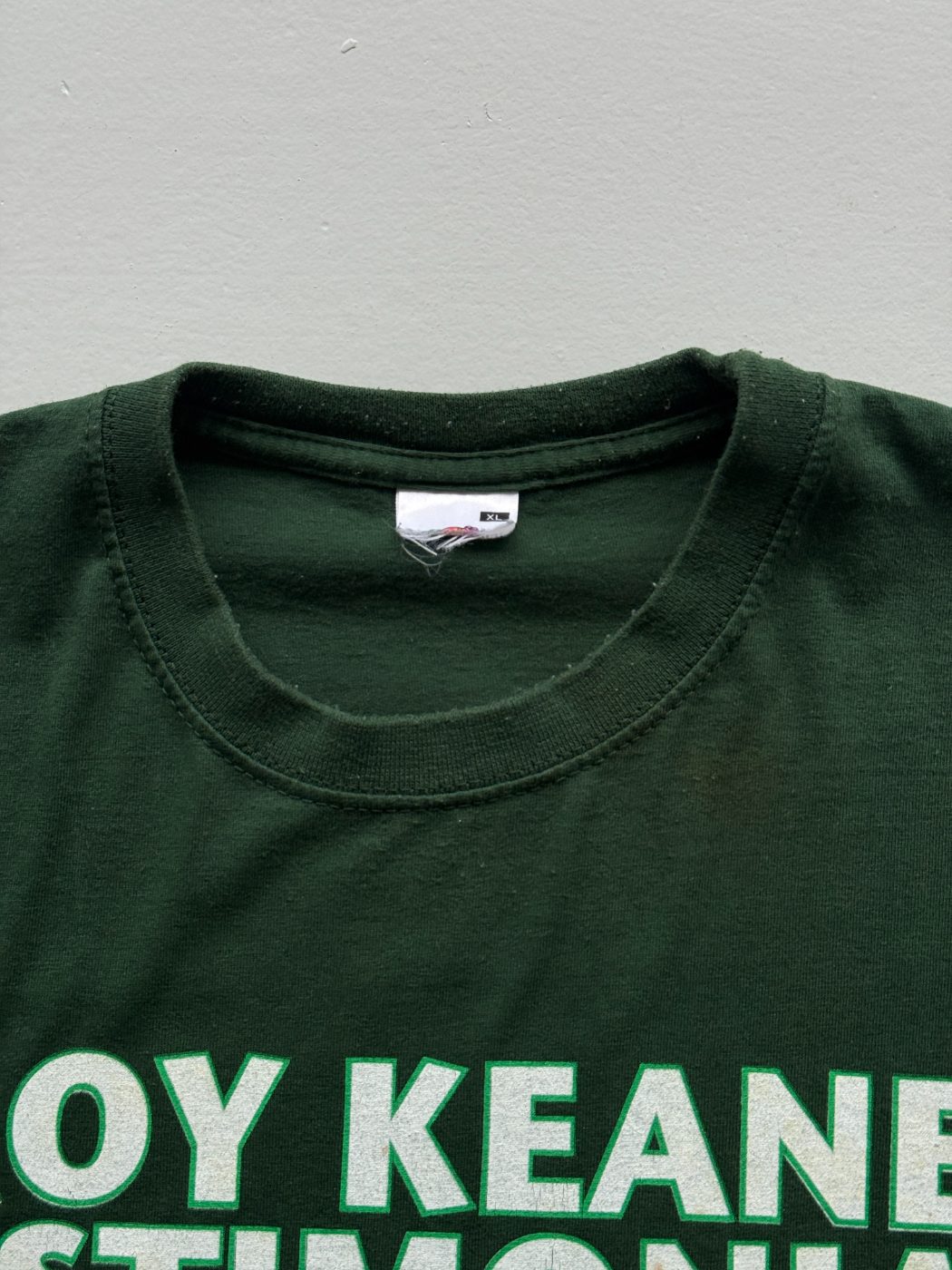 Roy Keane Testimonial Manchester United v Celtic Old Trafford 2006 Vintage T-Shi
