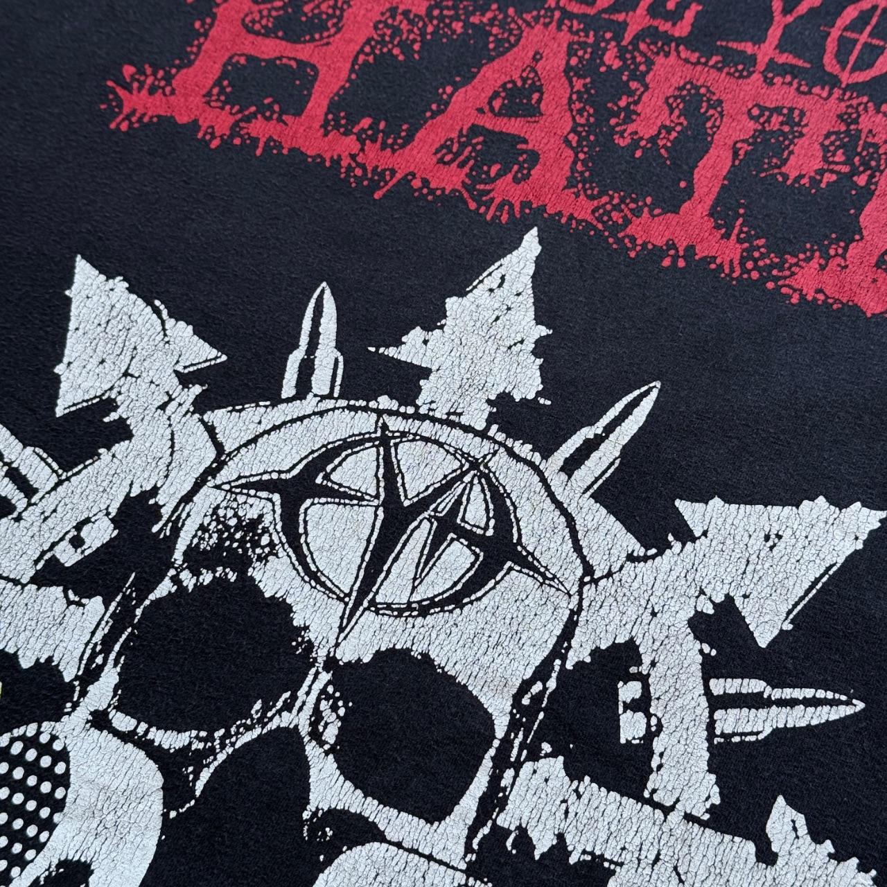 Black Expose Your Hate 00s Vintage Metal Graphic Band T-Shirt - Medium