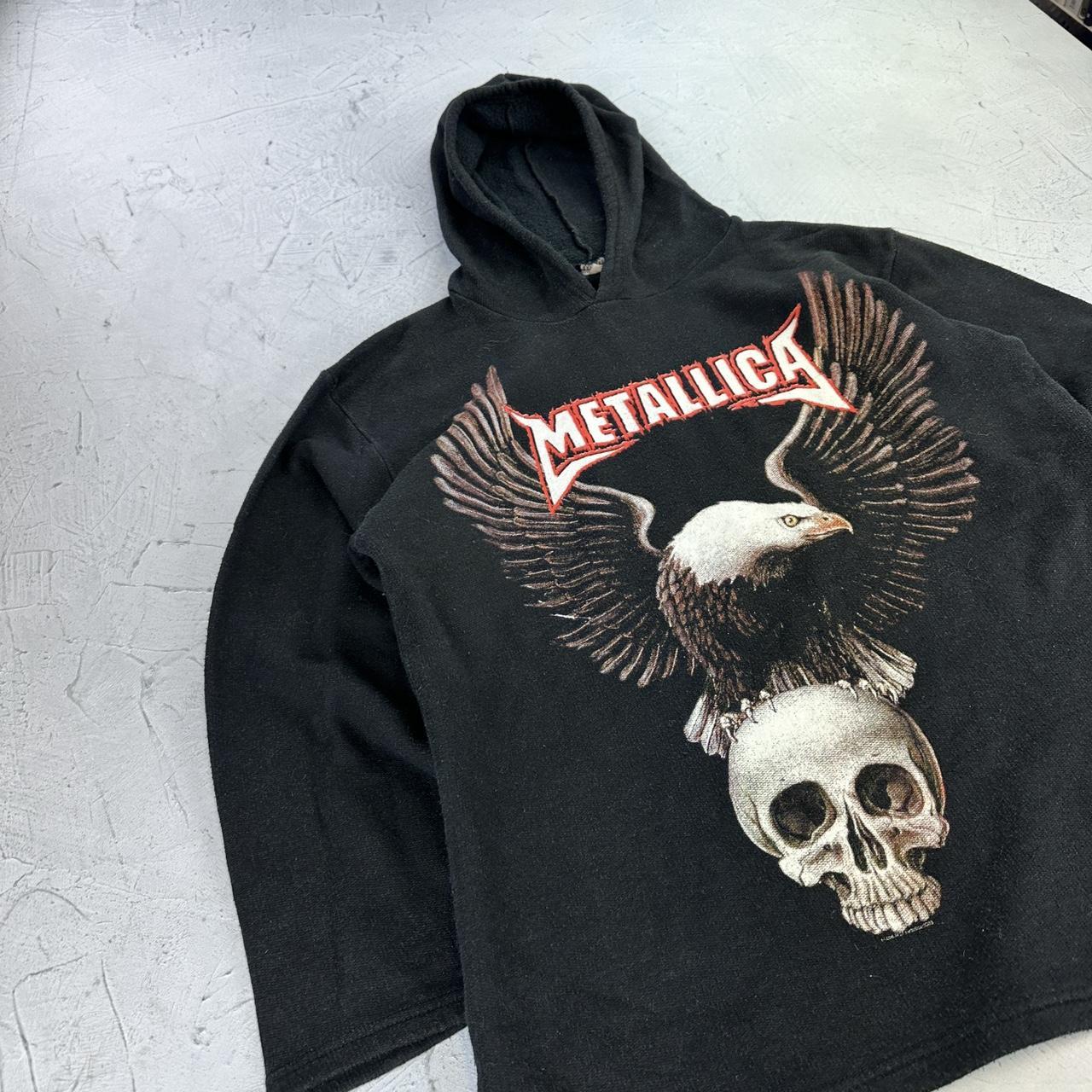 Black 00s Metallica Hoodie - Medium