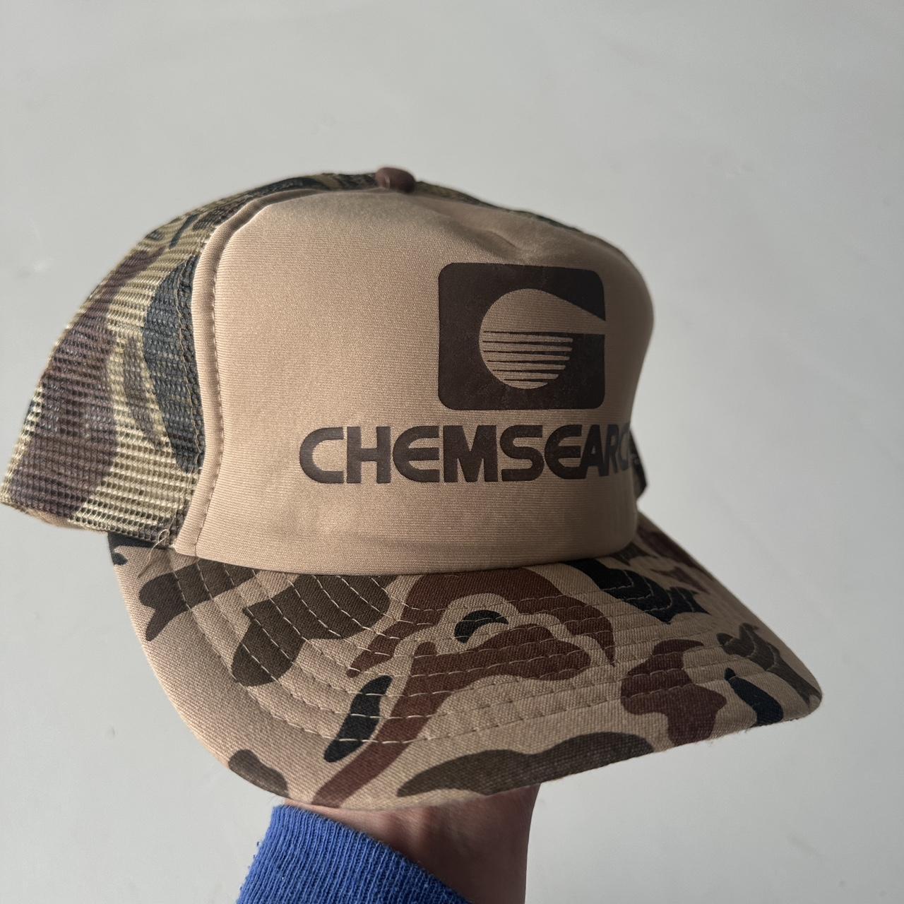 Camo Chemsearch Mesh and Foam Trucker SnapBack Cap