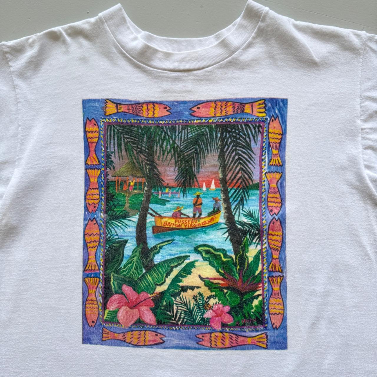 White British Virgin Island's 90s Tourist Vintage T-shirt - Medium